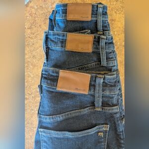 Madewell Curvy High Rise Skinny Jean Lot 3